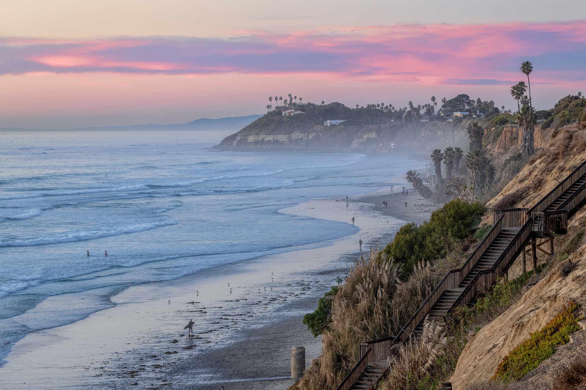 Coast of Encinitas, California